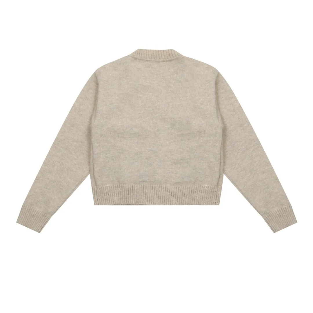 VIVI 134#Top quality" vivienne west wood 25 spring new model Saturn embroidery fake two-piece short cardigan Size: 1 yard (90-110 pounds) 2 yards (110-130 pounds) 3 yards (130-150 pounds) Color: black gray khaki